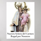 NUESTRA SEÑORA DEL CARMEN KAART POSTER (Voorkant)