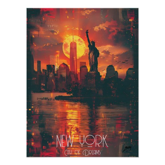 Nueva York - Ciudad de Sueños Perfect Poster (Voorkant)