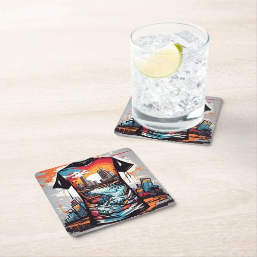 Nueva York, graffiti. Kartonnen Onderzetters (Insitu)