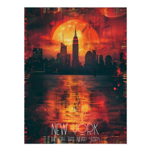 Nueva York: La Ciudad que Nunca Duerme Perfect Poster (Voorkant)