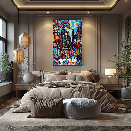 Nueva York: La Ciudad Que Nunca Duerme. Perfect Poster