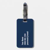 Nueva York New York City bagage label (Achterkant verticaal)