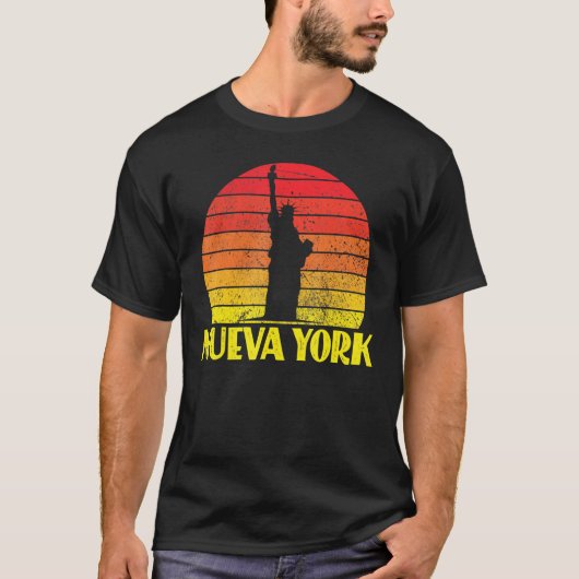 Nueva York New York Retro  Spaans 19 T-shirt (Voorkant)