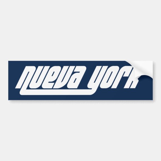 Nueva York NYC-bumpersticker Bumpersticker (Voorkant)