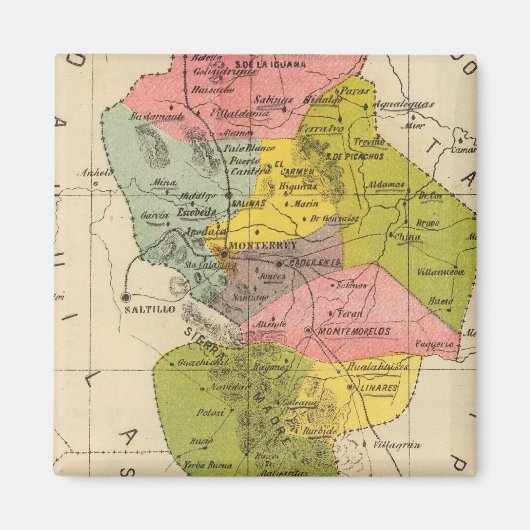 Nuevo Leon, Mexico Magneet (Voorkant)