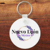 Nuevo Leon Mexico Travel Destination Bridesmaid Sleutelhanger (Voorkant)
