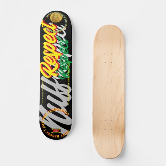 NUFF RESPECT JMT 7 3/4-inch skateboard deck (Voorkant)