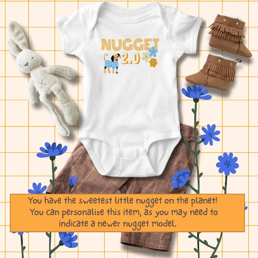 Nugget 2.0 Hond & Bloemen Romper