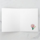 Nugget Baby Easter Chick and Tulip Kaart (Binnen)