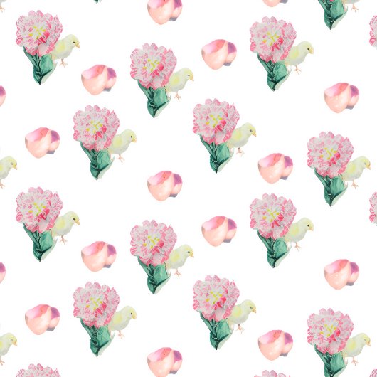 Nugget Baby Easter Chick and Tulip Kaart