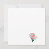 Nugget Baby Easter Chick and Tulip Kaart (Achterkant)