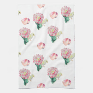 Nugget Baby Paas Kuiken en Tulp Theedoek