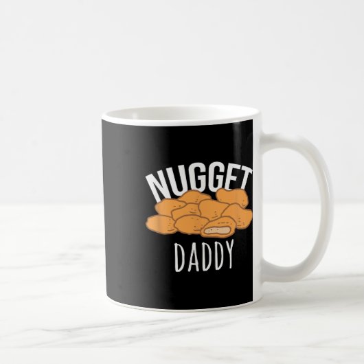 Nugget Daddy Kip Geschenk Nugget Eten  Koffiemok (Rechts)