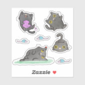 Nugget de kat Stickers (Vel)