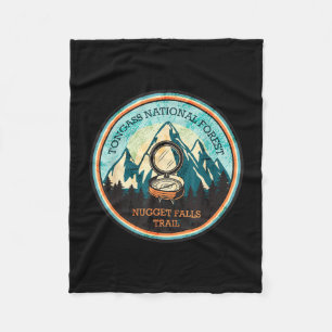 Nugget falls trail in Alaska Fleece Deken
