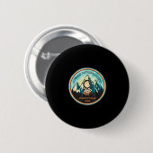 Nugget falls trail in Alaska Ronde Button 5,7 Cm (Voorkant /achterkant)
