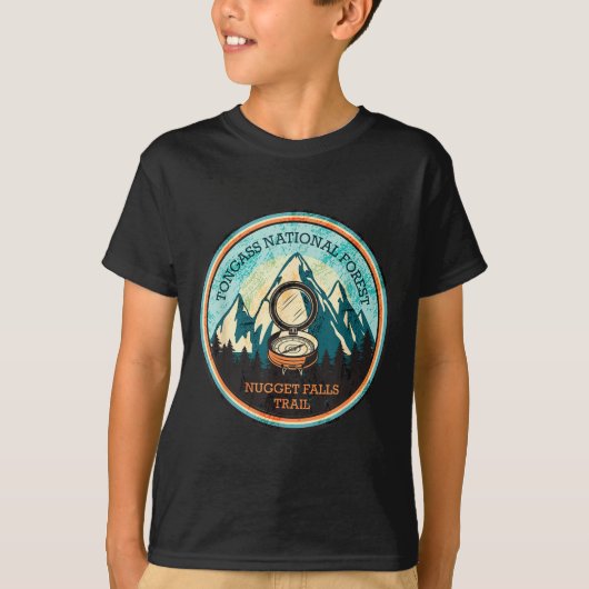 Nugget falls trail in Alaska  T-shirt (Voorkant)