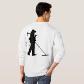 Nugget hunter BLACK T-shirt (Achterkant volledig)