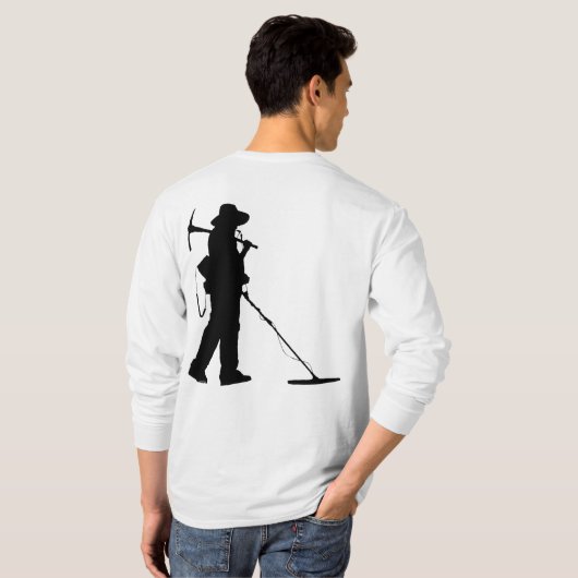 Nugget hunter BLACK T-shirt (Achterkant volledig)