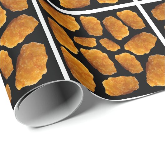 Nugget kip patroon cadeaupapier (Rol Hoek)