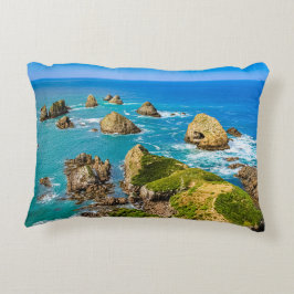 Nugget Point-eilandjes, Nieuw-Zeeland Accent Kussen