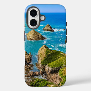Nugget Point-eilandjes, Nieuw-Zeeland iPhone 16 Hoesje