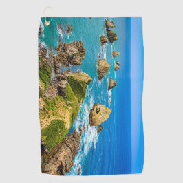 Nugget Point-eilandjes, Nieuw-Zeeland Golfhanddoek