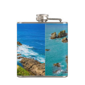 Nugget Point-eilandjes, Nieuw-Zeeland Heupfles (Achterkant)