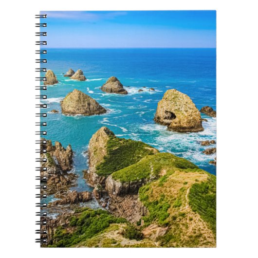 Nugget Point-eilandjes, Nieuw-Zeeland Notitieboek (Voorkant)