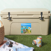 Nugget Point-eilandjes, Nieuw-Zeeland Sticker (Koeler)