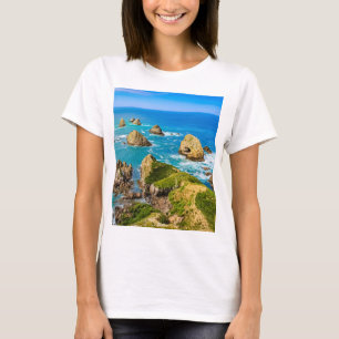 Nugget Point-eilandjes, Nieuw-Zeeland T-shirt