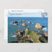 Nugget Point (Neuseeland) Postkarte Briefkaart (Voorkant / Achterkant)