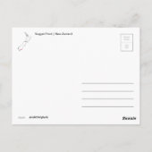 Nugget Point (Neuseeland) Postkarte Briefkaart (Achterkant)