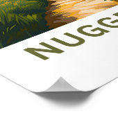 Nugget Point Nieuw-Zeeland Reisprint Poster (Hoek)