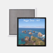 Nugget Point Rock Circle, NZ -2 (Fridge Magnet) Magneet (Voorkant / Achterkant)