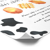 Nugget Time Capsule 1e verjaardag genderneutraal Poster (Hoek)