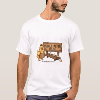 Nuggetfabriek Grappige Kippenhouder T-Shirt