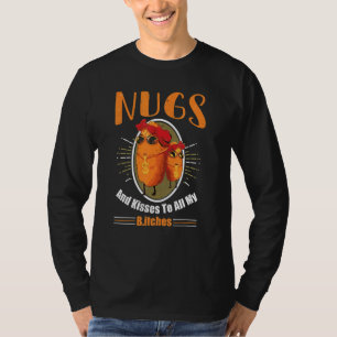 nugs en kussen aan al mijn B retro T-shirt