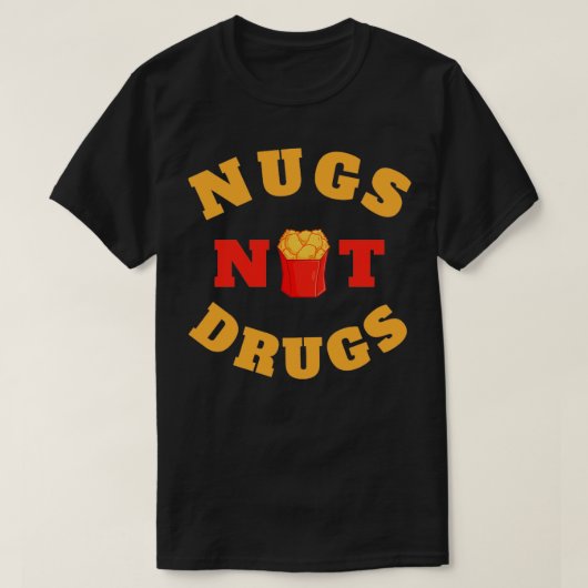 Nugs Not Drugs Logo T-shirt (Design voorkant)
