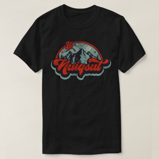 Nuiqsut, Alaska T-shirt (Design voorkant)