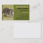 Nuisance Animal Trapper Visitekaartje (Voorkant / Achterkant)