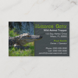 Nuisance Animal Trapper Visitekaartje