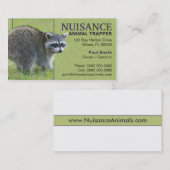 Nuisance Animal Trapper Visitekaartje (Voorkant / Achterkant)