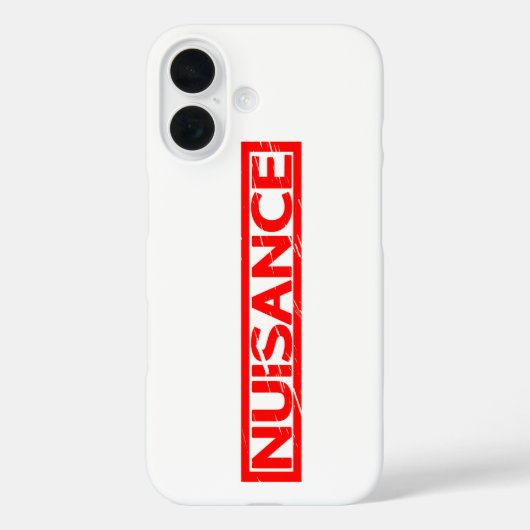 Nuisance Stamp Case-Mate iPhone Case (Achterkant)