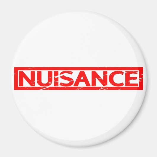 Nuisance Stamp Magneet (Voorkant)