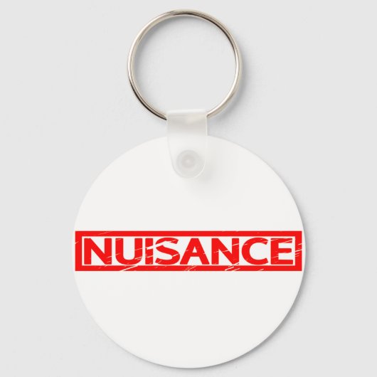 Nuisance Stamp Sleutelhanger (Voorkant)