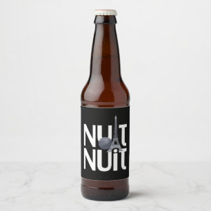 Nuit Nuit Basketbal Nacht Franse Woord Parijs Tore Bier Etiket
