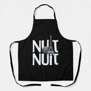 Nuit Nuit Basketbal Nacht Franse Woord Paris Toren Schort