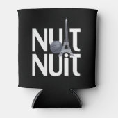 Nuit Nuit Basketball Night Frans woord Paris Tower Blikjeskoeler (Voorkant)