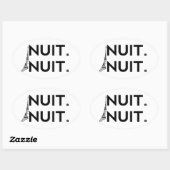 Nuit Nuit Ovale Sticker (Vel)